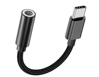 Adapter USB-C TIL 3,5mm mini-jack