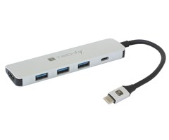 USB-C, HDMI, 3xUSB-A