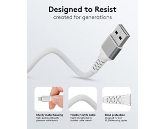 0,5M  MFi-certifierad USB 2.0