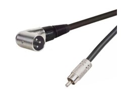 ADAPTER XLR VINKEL -RCA M/M 20 cm