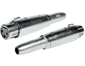 3-pol hun til 6,3mm mono hun