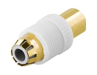 COAX IEC Han med skru 9,5mm input