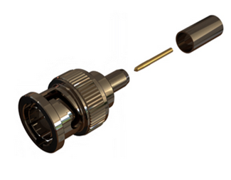 100-pack, BNC hane crimp UltraHD 12G