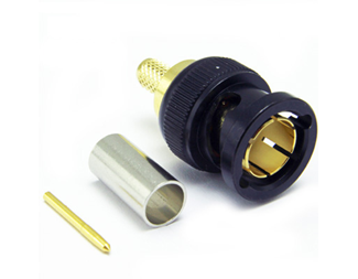 100-pack, BNC hane crimp UltraHD 12G