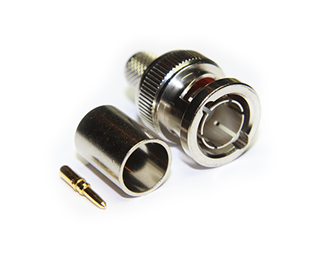 100-pack, BNC hane crimp HD 3G