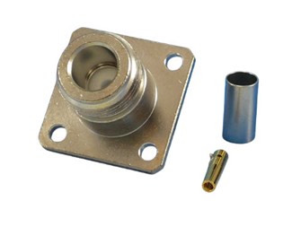 N hona crimp för RG58,RG142, RG400 cable