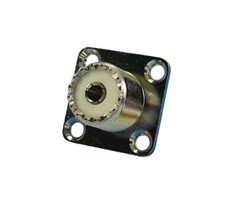UHF Female 4 hole panel mount