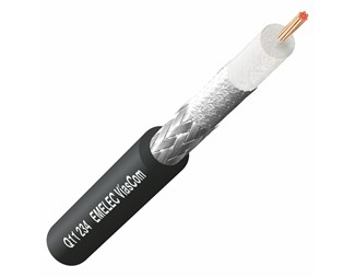 100,0 mtr Sort SDI kabel fleksibel 4K-UHD