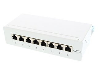 12xRJ45, 110/Krone, 10'' rackmontage STP Cat6