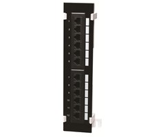 Horisontell Cat.6 Patchpanel för vägg 12xRJ45