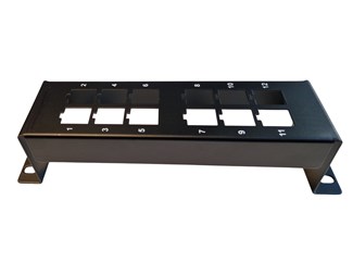 12 portars panel, vägg eller 10 tums skåp