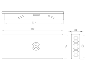 6SC simplex el. 6LC duplex, svart