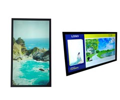 32¨LCD panel, IP65-klassad, härdat Anti ref.glas