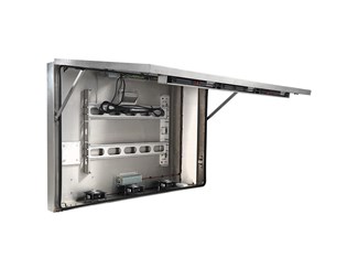 För 43'' skärm, inomhus (IP69) Slim, POL