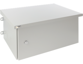 Väggskåp, Grå B600xH280xD400, 4HE (80kg)