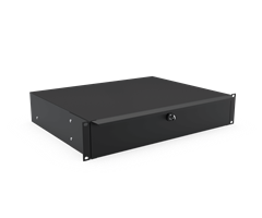 B482xD350, 2HE, 19"-montage, svart
