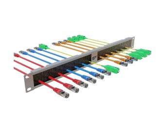 Borstpanel 19¨ Grå, 1HE