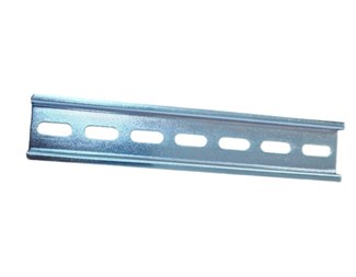 DIN Skena, galvaniserat stål, 175x35x7,5 mm