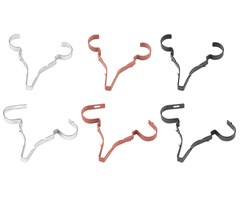Brandsäker metalclips för snabbm. 50st, Galv. 6-8mm