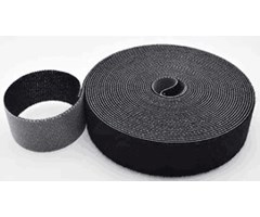 5m kardborreband 20mm, Svart