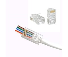 Cat6 RJ45 rundkabel, flertrådig/solid UTP