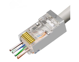 Cat6 RJ45 rundkabel, flertrådig/solid STP