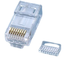 Cat6 RJ45 rundkabel flertrådig/solid UTP (1.1,1.2mm)