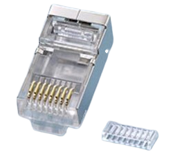 Cat6 RJ45 rundkabel flertrådig/solid STP (1.1,1.2mm)