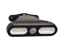 Med PIR, 120° detekteringsvinkel 4-12m