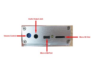 För extern I/O enhet eller sensor och högtalare