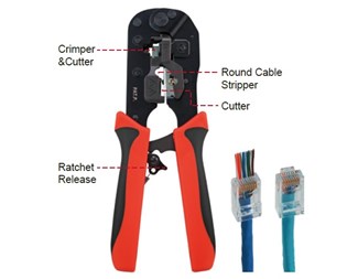 Robust - RJ45 med klippfunktion