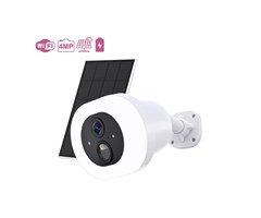 4Mp och 3,6mm lins, solcellpanel
