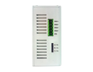 4-ports injektor, 30W, Gigabit, DIN-montage