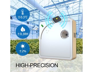 WiFi sensor för temperatur, luftfuktighet, Lux, vibration