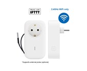 Trådlös smartplug med temperaturlarm 