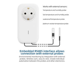 WiFi, Externa sensorer DS18B20 & RS485