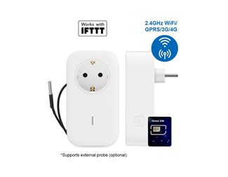 Wi-Fi, Mobil SIM, Externa sensorer DS18B20 & RS485