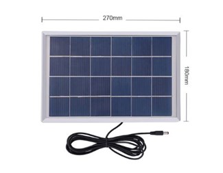 Solpanel 340 x 240 x 17mm, Audioplug