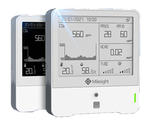 Temp Luftfukt PIR Ljus TVOC Lufttryck CO2