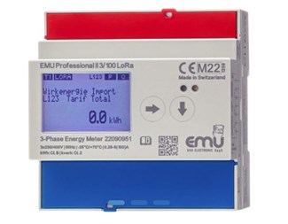 Elmätare 3-fas LoRaWAN, MID