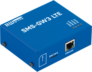 SMS-gateway LTE inkl extern antenn på 3m kabel
