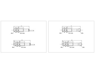 Non flush, distans 8mm, NO, PNP, M12, M12 anslutning