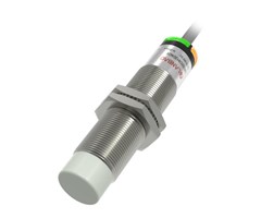 Non flush, distans 12mm, NO, PNP, M18, Kabel anslutning