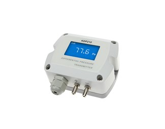 -100~+100Pa, 4-20mA, 2-tråds, display, differenstryckgivare