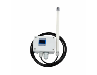 0-1m/s, 4-20mA, 3-tråd, kanalmonterad, display