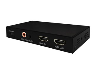 4K@60hz YUV4:4:4 18Gbps, 3,5mm analogt & SPDIF-ljud ut/inbäd