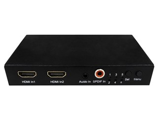 4K@60hz YUV4:4:4 18Gbps, 3,5mm analogt & SPDIF-ljud ut/inbäd