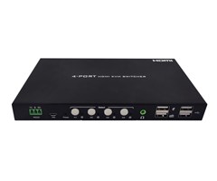 4 portar, 4K, HDMI KVM Switch