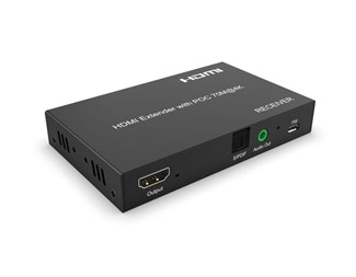 Mottagare, Cat6 in, HDMI2.0 ut, SPDIF & analogt ljud ut, IR