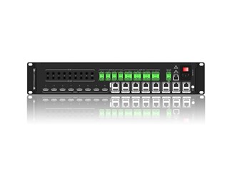 4K 65m över Cat6, 18G, HDR, Atmos, HDCP2.2, 8xHDMI Loopout
